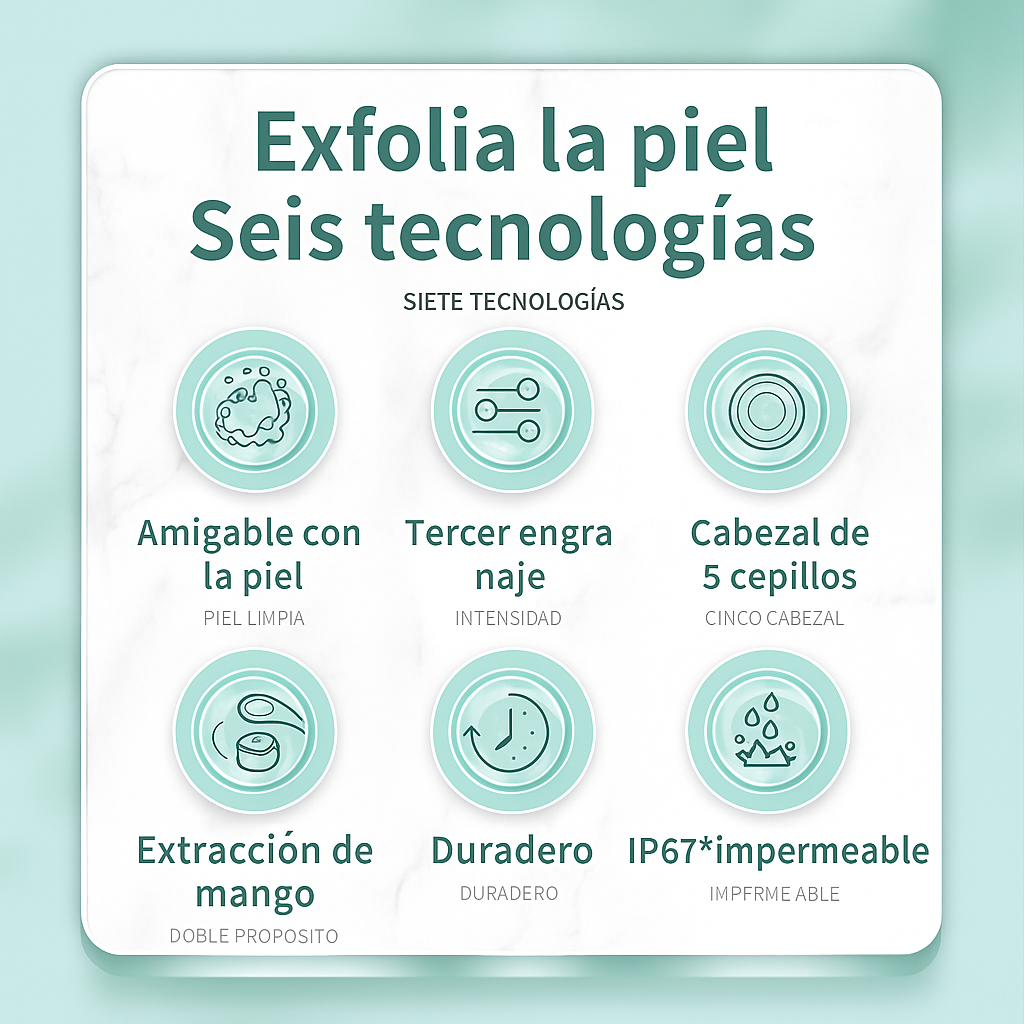 Cepillo de Baño Eléctrico Multifuncional