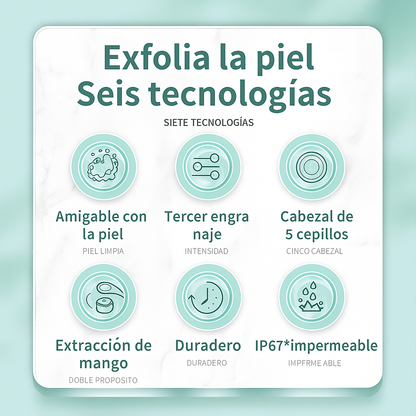 Cepillo de Baño Eléctrico Multifuncional