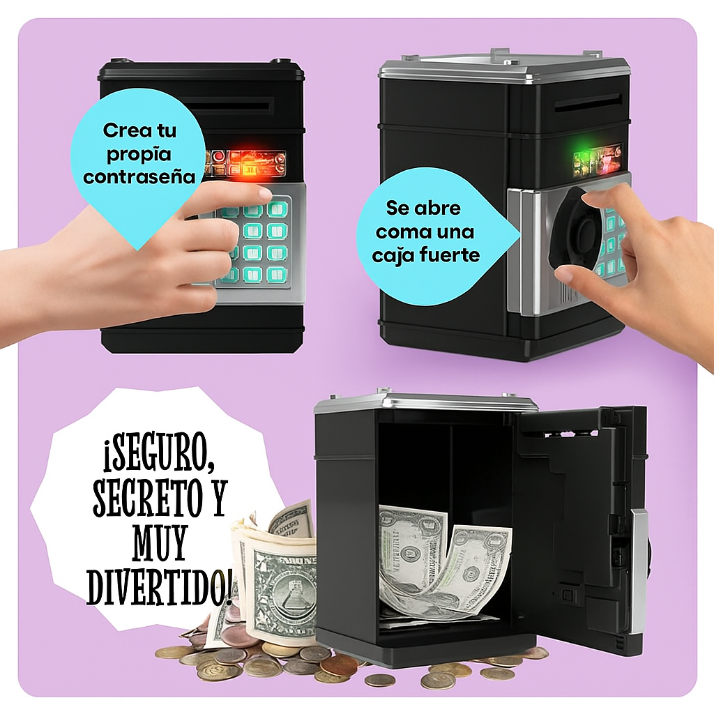 Mini Caja Fuerte Digital con Clave Personalizable